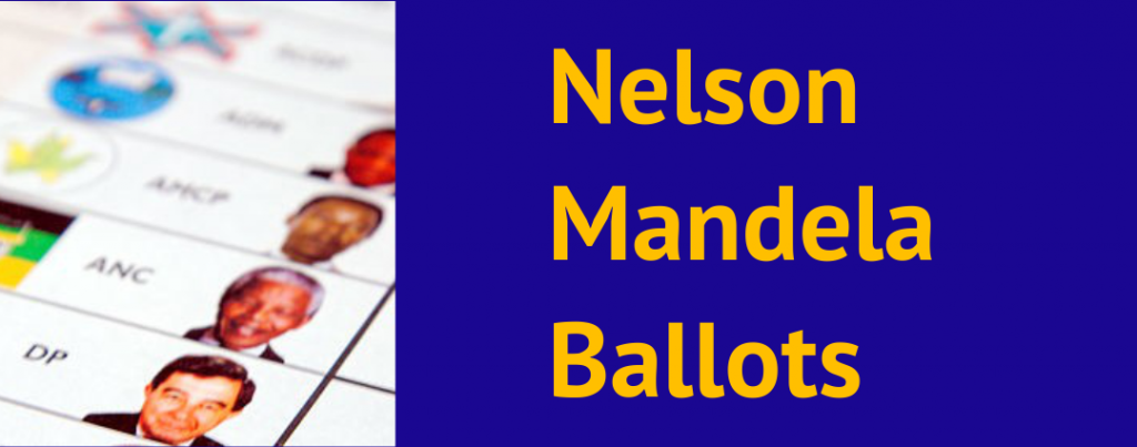 Authentic Nelson Mandela Ballots