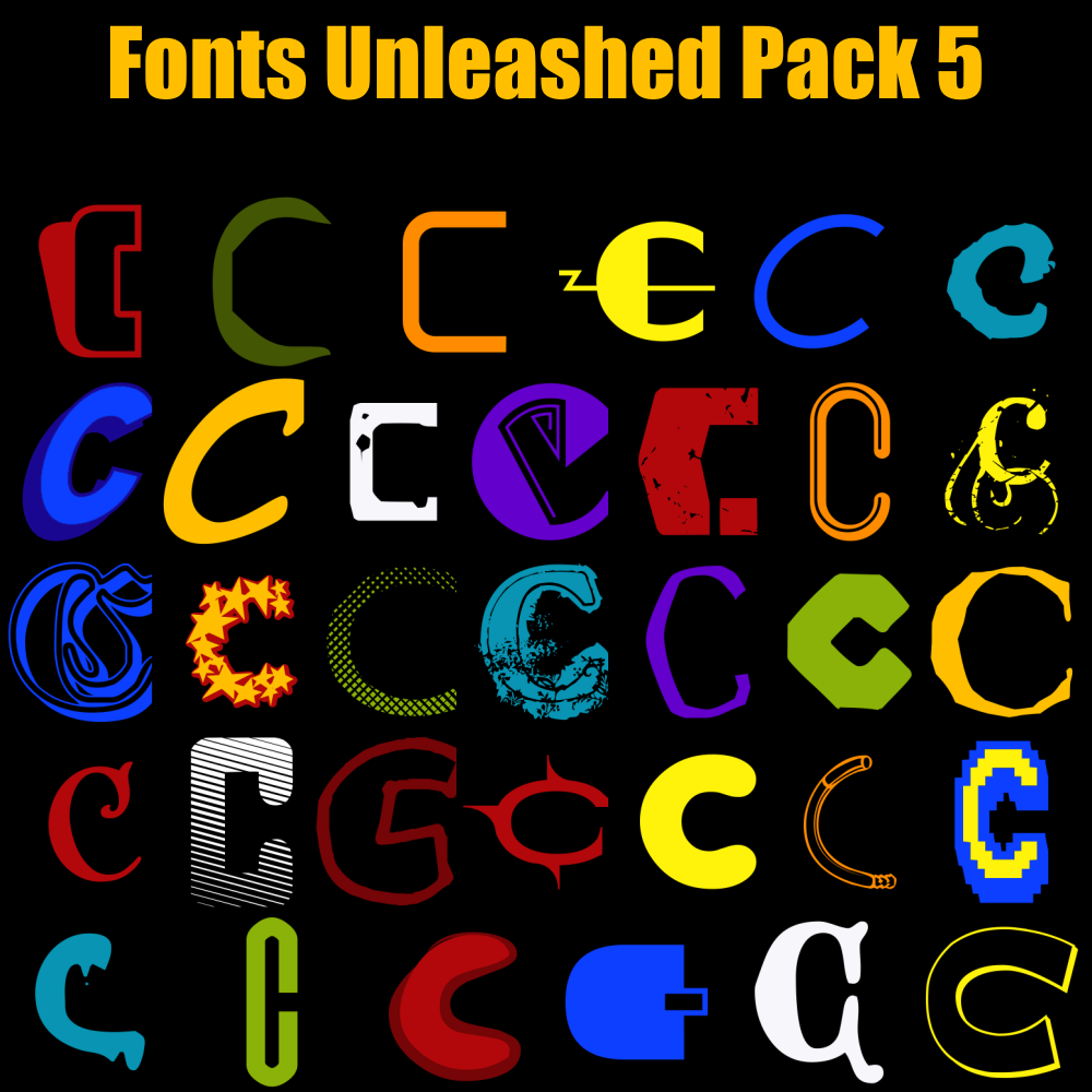 Fonts Unleashed Pack 05