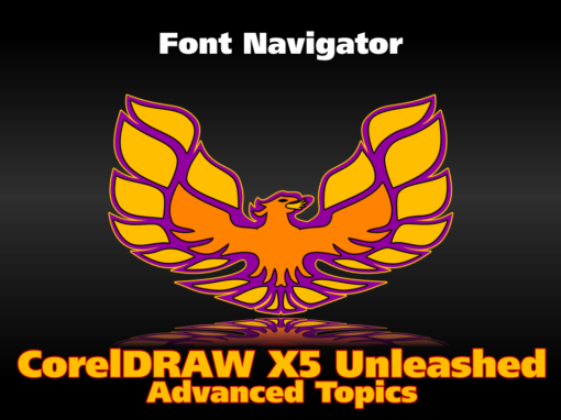 Using Font Navigator Supplied with CorelDRAW to Manage Fonts