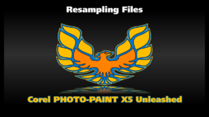 Resampling Files in Corel PHOTO-PAINT
