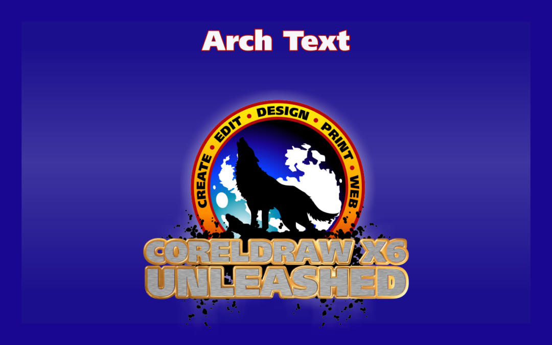 Creating Arch Text Effect in CorelDRAW