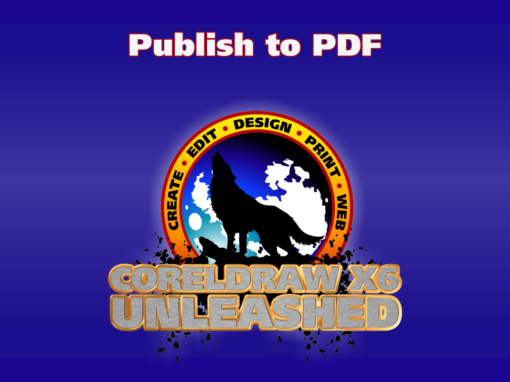 Using Publish to PDF Export Feature of CorelDRAW