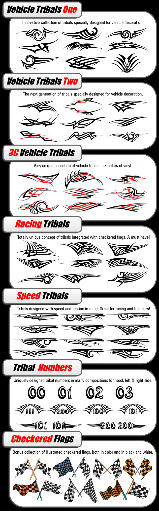 Vehicle Tribals Mega Pack Samples